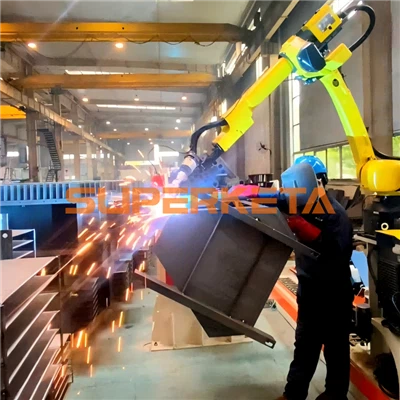 Superketa Welding Robot Solution For Triangular Corrugated Oil Tank
